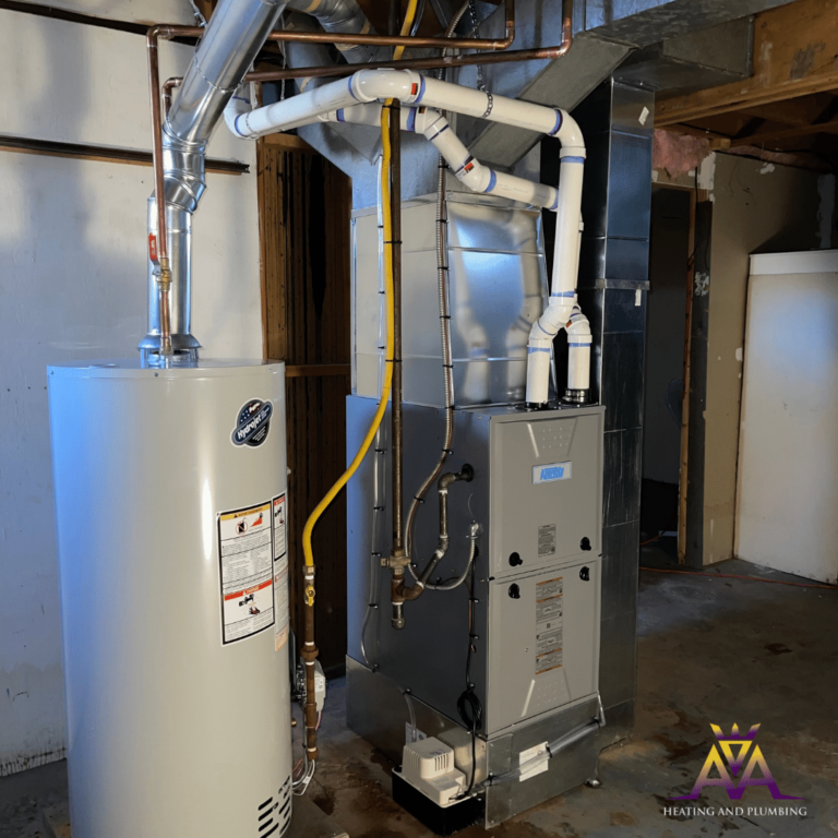 Furnace and Hot Water Tank Installation